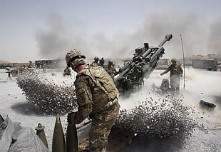 Call of Duty wallpaper, war, military, artillery, digital art HD wallpaper
