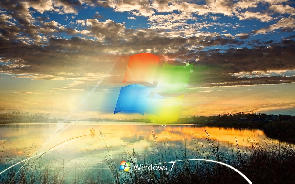 Windows 7 logo HD wallpaper
