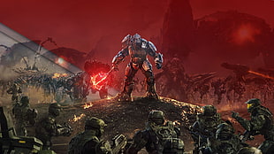 game wallpaper, Halo Wars, Halo, Brute, Spartans