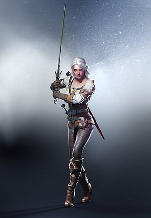 female game character wallpaper