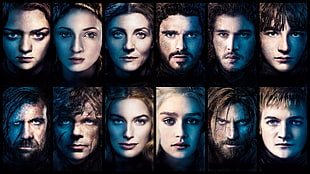 assorted Game of Thrones characters