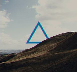 triangle over hill poster, mixtape2 HD wallpaper