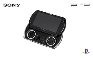 black Sony PSP, PSP, consoles, Sony, video games