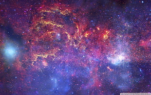 Galaxy digital wallpaper, space, digital art HD wallpaper