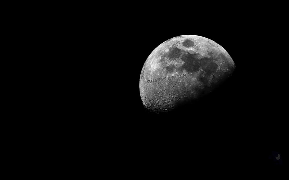 moon digital wallpaper, Moon HD wallpaper