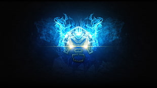 blue monster digital wallpaper, Riot Games, League of Legends, Volibear