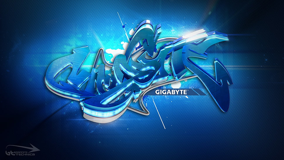 Gigabyte logo, Ati, Intel, AMD, window HD wallpaper