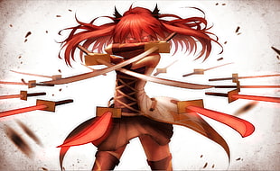 girl anime character with sword