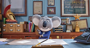 Buster Moon the koala from Disney Movie Sing HD wallpaper