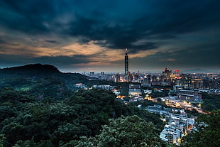 city buildings, cityscape, Taipei, Thailand, Taipei 101 HD wallpaper