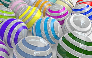 multi color round plastic case lot