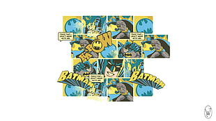 DC Batman comic book, Batman, sketches, logo, comics HD wallpaper