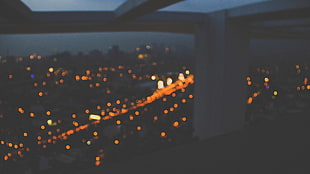 urban, lights HD wallpaper