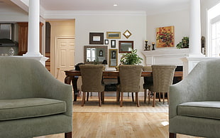 dining table set neat gray suede sofa set
