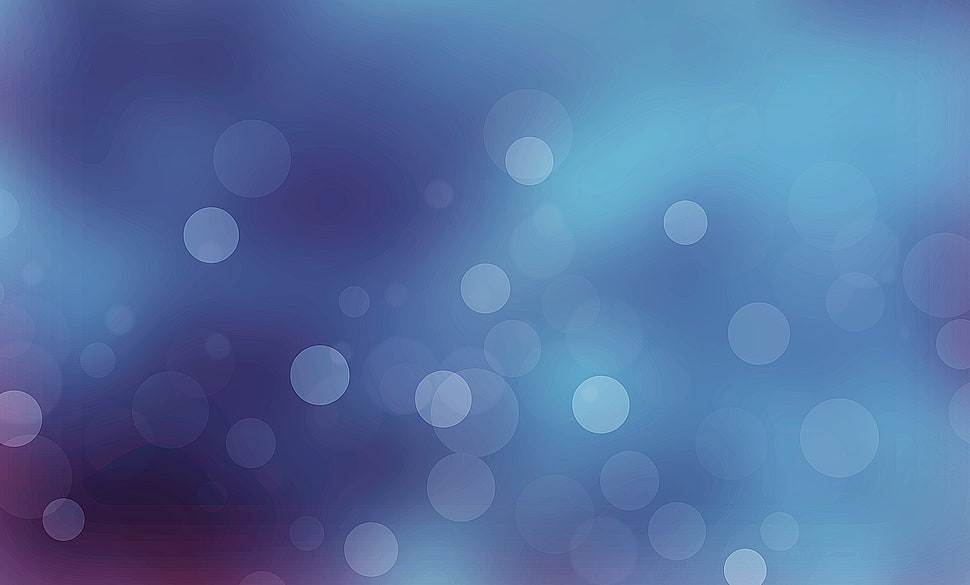 blue and teal bokeh HD wallpaper