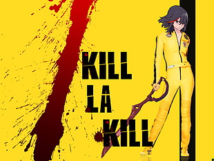 Kill La Kill wallpaper, Kill la Kill, Kill Bill, crossover, Matoi Ryuuko HD wallpaper