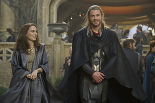 Thor with cape standing