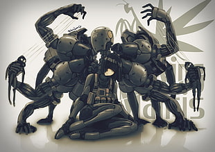 Metal Gear Solid 4, BB Corps, machine, artwork
