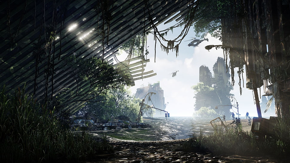 console game application, Crysis 3 HD wallpaper