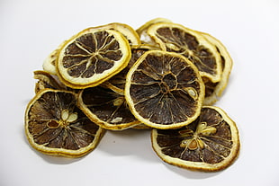 dried sliced lemons HD wallpaper