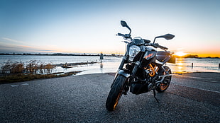 black and gray backbone motorcycle HD wallpaper