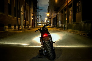 black cruiser motorcycle game application HD wallpaper