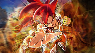 Super Saiyan God Son Goku, Dragon Ball, Son Goku, Super Saiyan, anime HD wallpaper