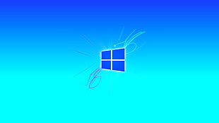 Windows logo, Microsoft Windows, neon, abstract