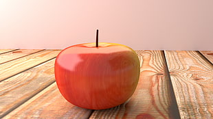 red apple plastic decor