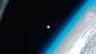 moon photo from space