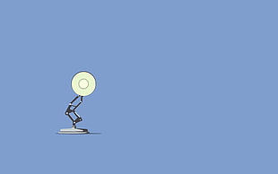 black Disney Pixar lamp HD wallpaper
