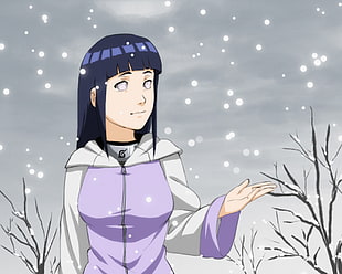 Hinata from Naruto illustration
