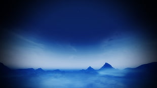 mountains surrounded with fogs wallpaper, mountains, Borderlands 2 HD wallpaper