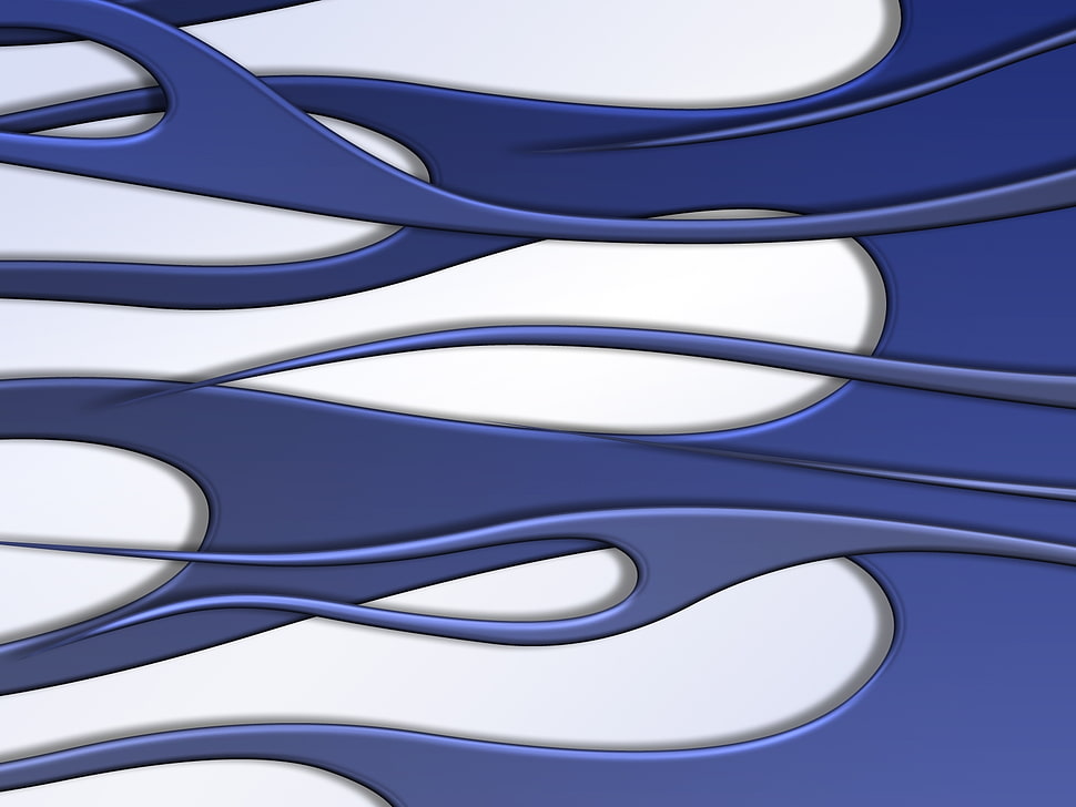 blue and white digital wallpaper HD wallpaper