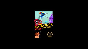 NES Planetside 2 cartridge, Planetside 2, retro games, pixel art, PC gaming