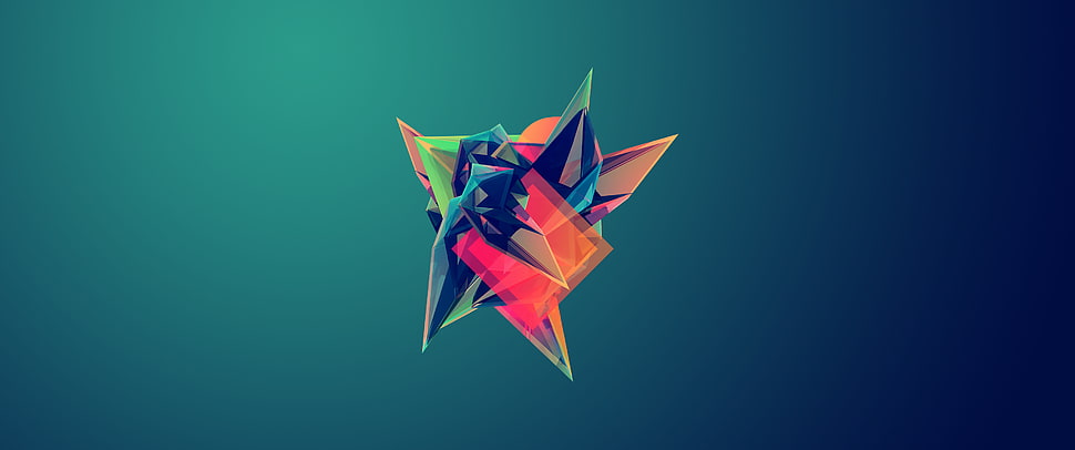 abstract illustration, abstract, 3D, gradient, digital art HD wallpaper