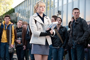 Emma Stone as Gwen Stacy, Emma Stone, The Amazing Spider-Man, movies HD wallpaper