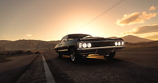 black Chevrolet Impala, video games, The Crew, Chevrolet Impala, American cars HD wallpaper