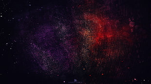 purple and red illustratio, digital art, artwork