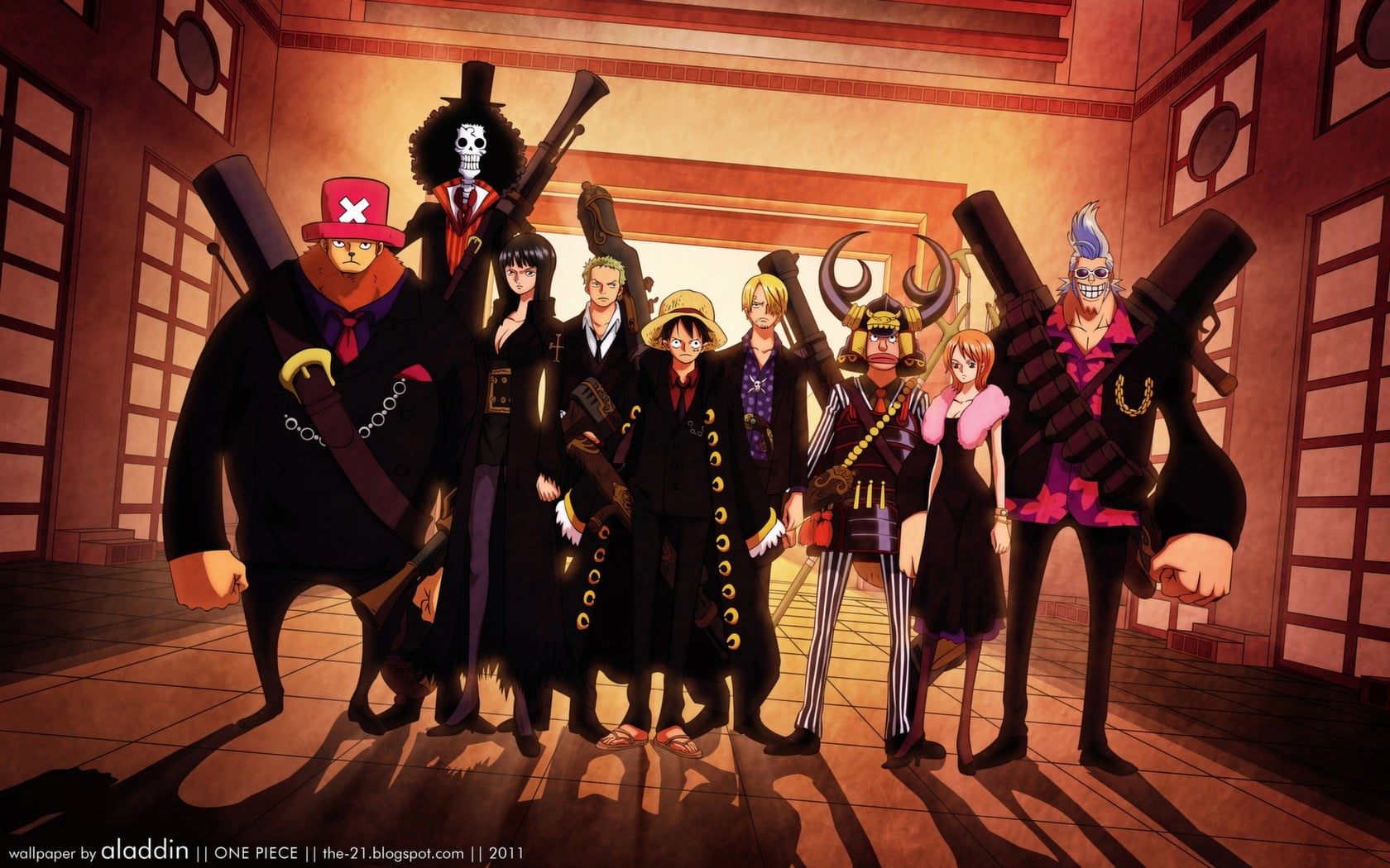 One Piece anime poster, One Piece, Monkey D. Luffy, Nico Robin, Tony Tony Chopper