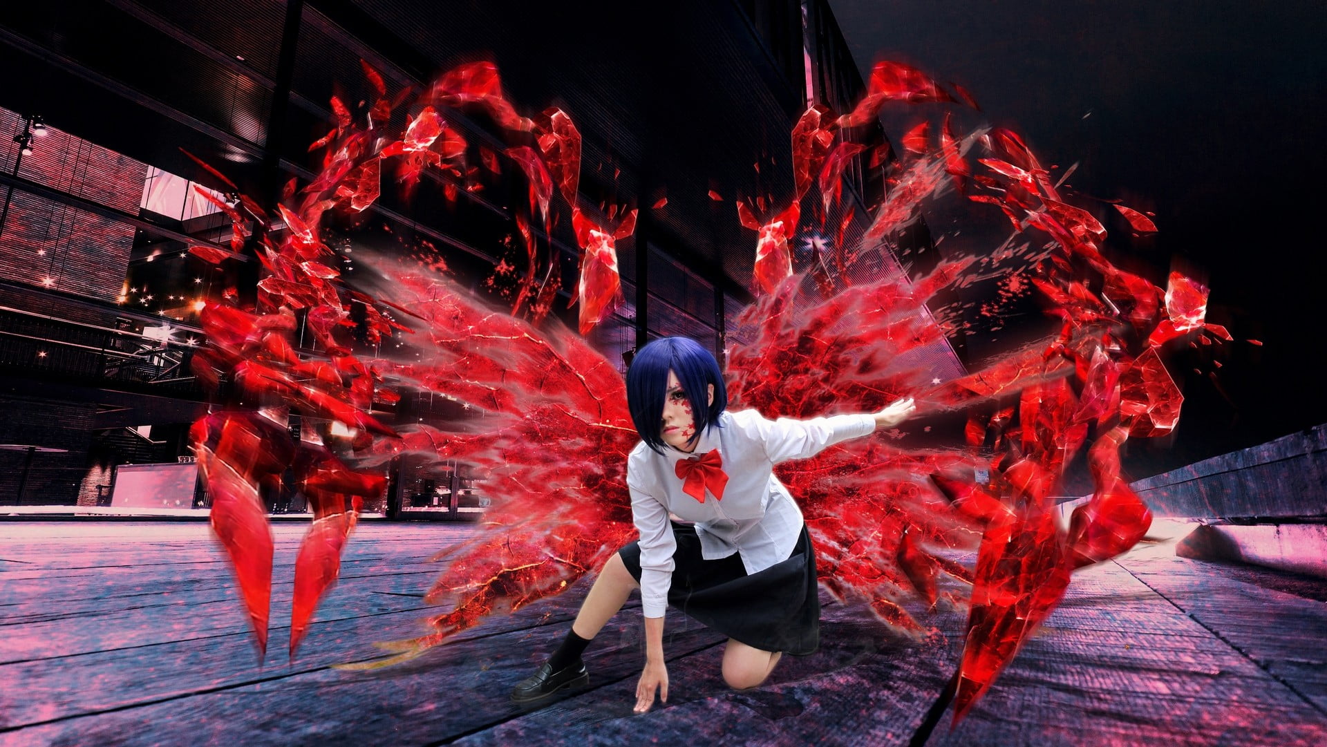 Touka Kirishima Tokyo Ghoul Live action scene