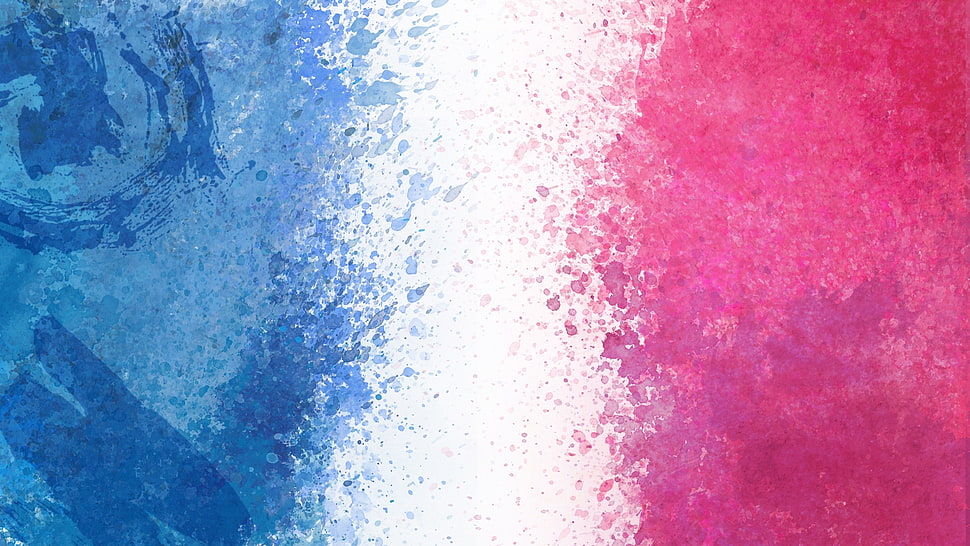 white, red, and blue color palette HD wallpaper