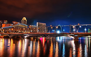 London Eye during nightime