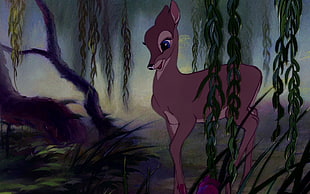 Disney Bambi, Bambi, vines, deer, Disney HD wallpaper