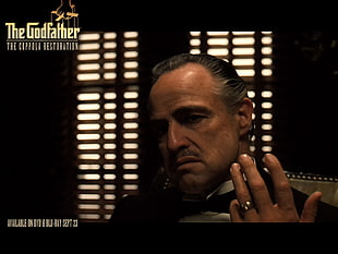 The Godfather movie scene, The Godfather, movies, Marlon Brando, Vito Corleone