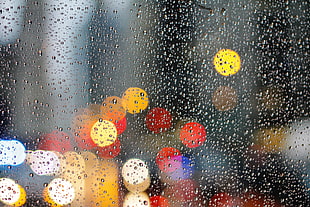 Drops,  Glare,  Glass,  Surface
