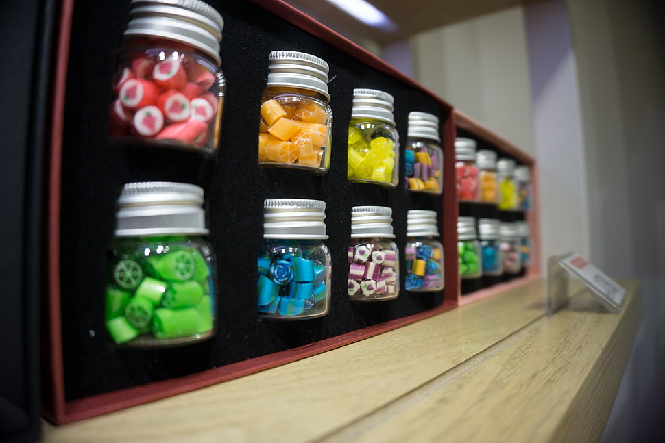 assorted-color accessory beads lot, China, sweets, colorful HD wallpaper
