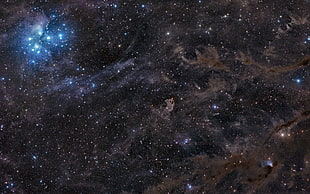 outer space illustration, space, stars, nebula, space art