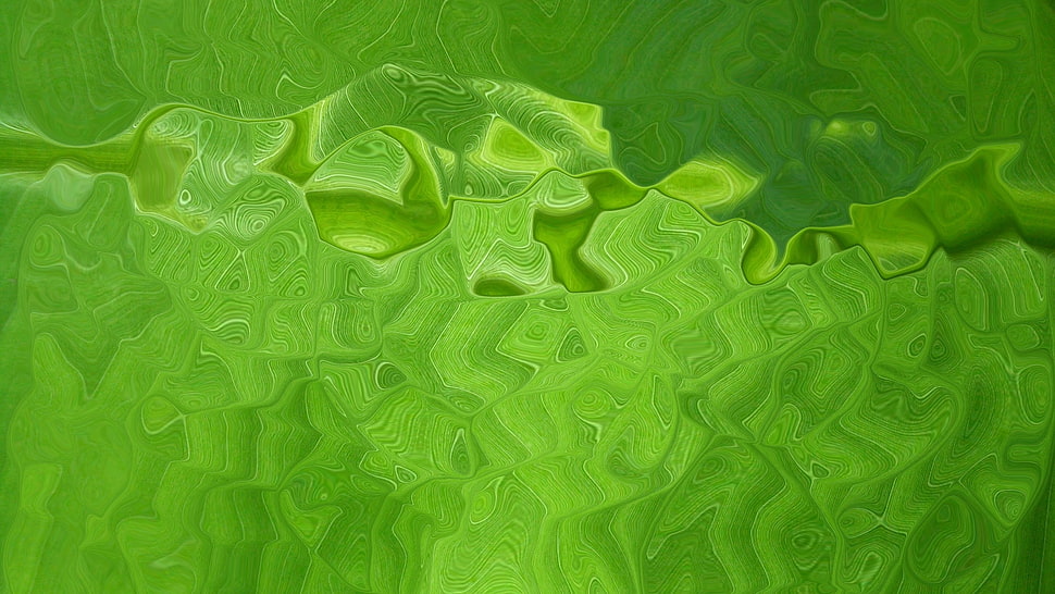 green textile HD wallpaper