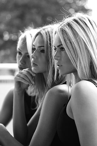 women, model, blonde, long hair HD wallpaper